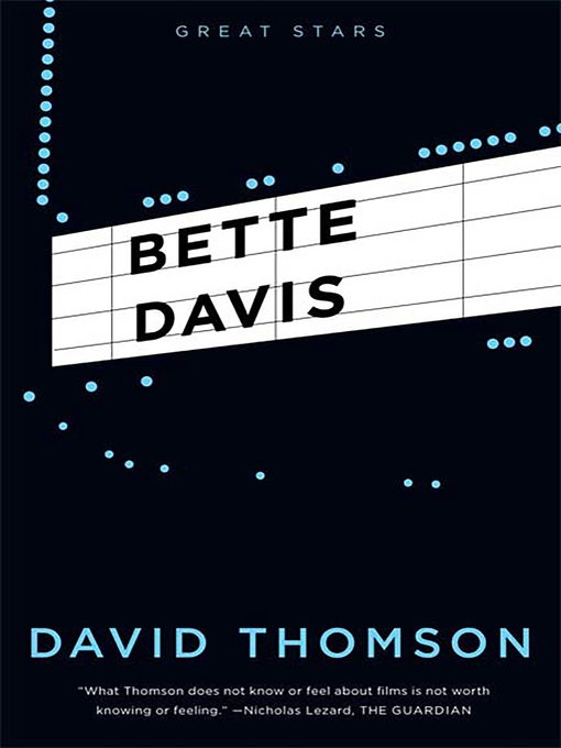 Title details for Bette Davis by David Thomson - Available